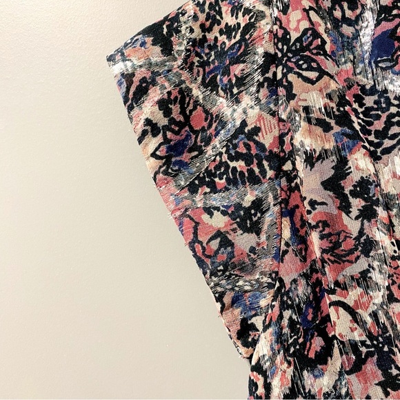 NWOT IRO Sheath V-Neck Metallic Mini Dress Size XS - Picture 6 of 9